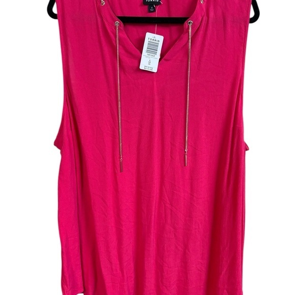torrid Tops - Torrid NWT Pink Sleeveless Tank Top Size 4